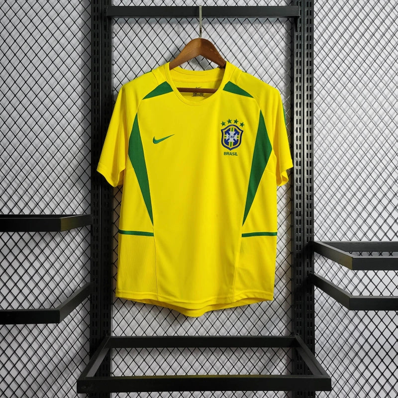 Camisa 1 Brasil Retrô 2002 - Masculina