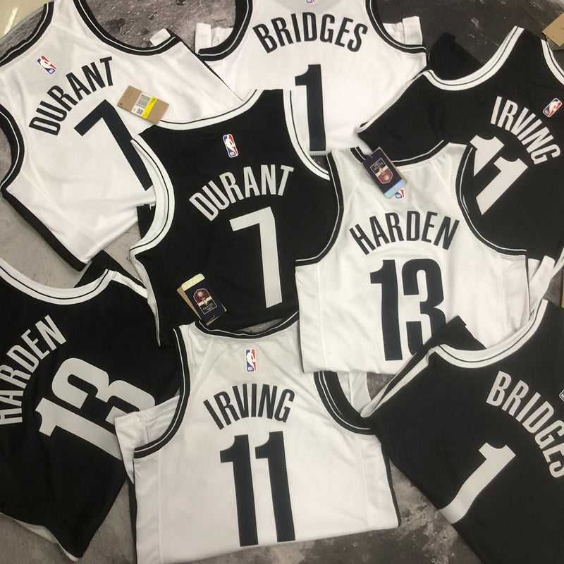 Regata Brooklyn Nets Branca 2020/21 Swingman - Association Edition