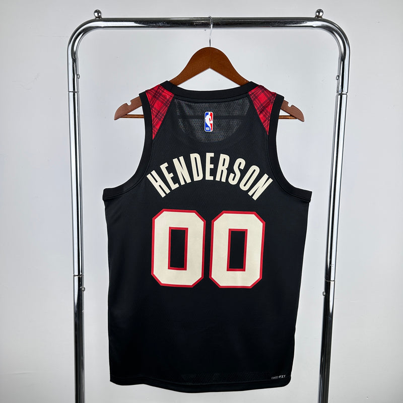 Regata Portland Trail Blazers Preta Swingman 2023/24 - City Edition