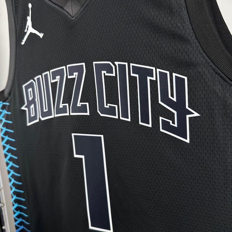 Regata Charlotte Hornets Preta 2021/22 Swingman - City Edition