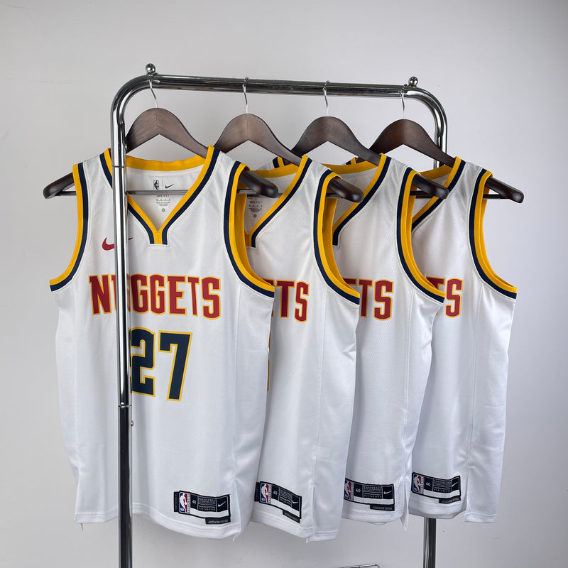 Regata Denver Nuggets Branca Swingman 2023/24 - Association Edition