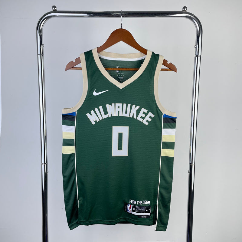 Regata Milwaukee Bucks Verde Swingman 2021/22 - Icon Edition