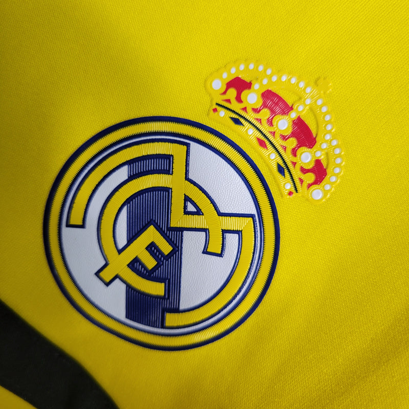 Camisa Goleiro Real Madrid Retrô 2011/12 Amarela - Masculina
