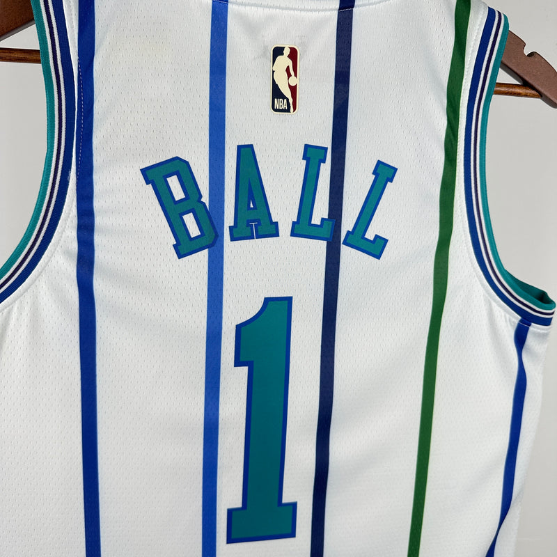Regata Charlotte Hornets Branca 2018/19 - Classic Edition