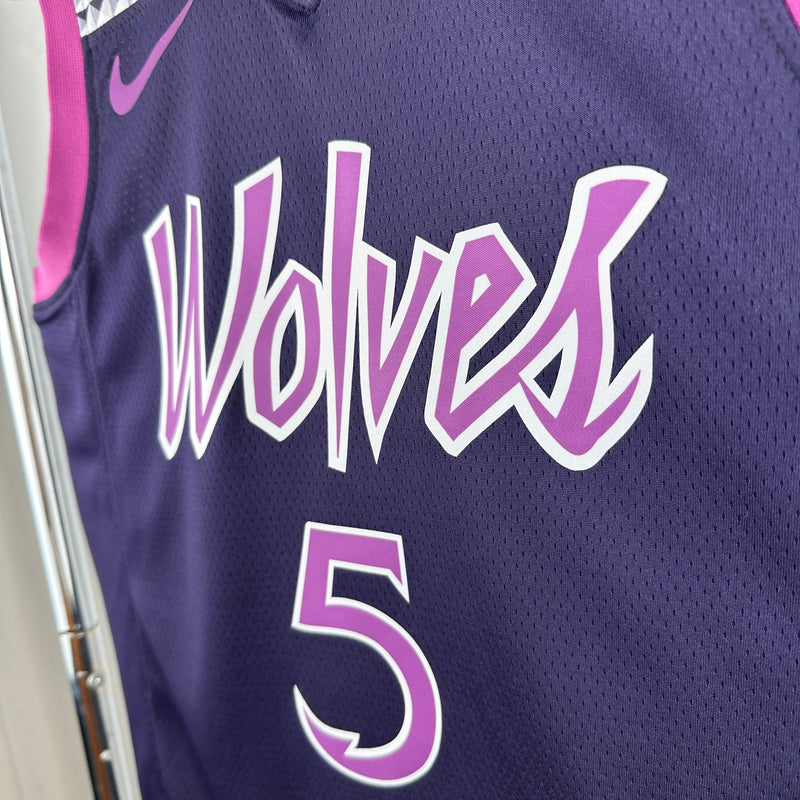 Regata Minnesota Timberwolves Roxa Swingman 2021/22 - City Edition