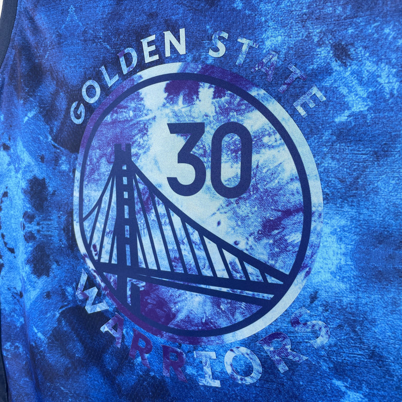 Regata Golden State Warriors Stephen Curry Azul Swingman - Select Series