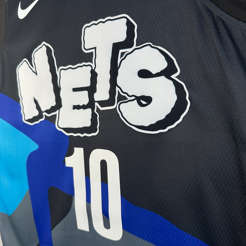 Regata Brooklyn Nets Preta 2023/24 Swingman - City Edition
