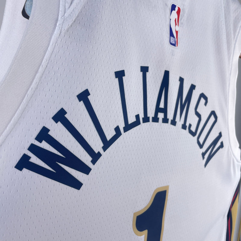 Regata New Orleans Pelicans Branca Swingman - Association Edition