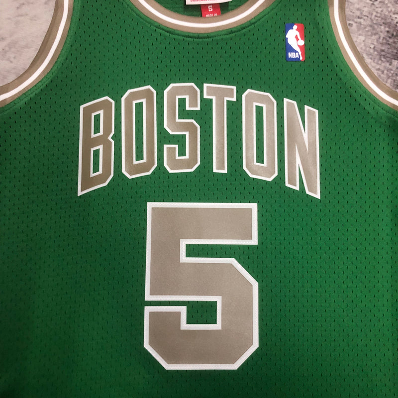 Regata Boston Celtics Kevin Garnett Verde 2007/08 - Hardwood Classics