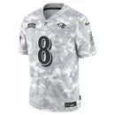 Camisa Lamar Jackson Baltimore Ravens Nike Salute to Service Limited - Arctic Camo