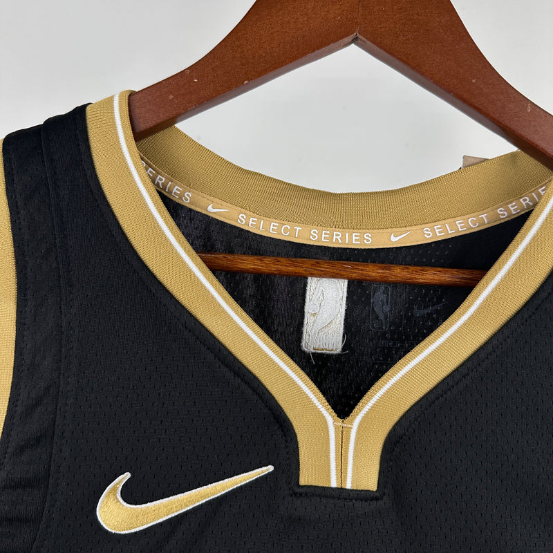 Regata Dallas Mavericks Preta e Dourado 2024/25 - Select Series