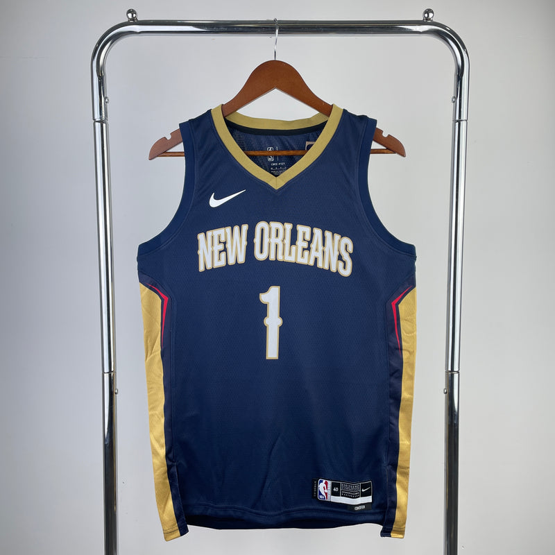 Regata New Orleans Pelicans Azul Swingman - Icon Edition