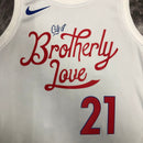 Regata Philadelphia 76ers Branca - City Edition