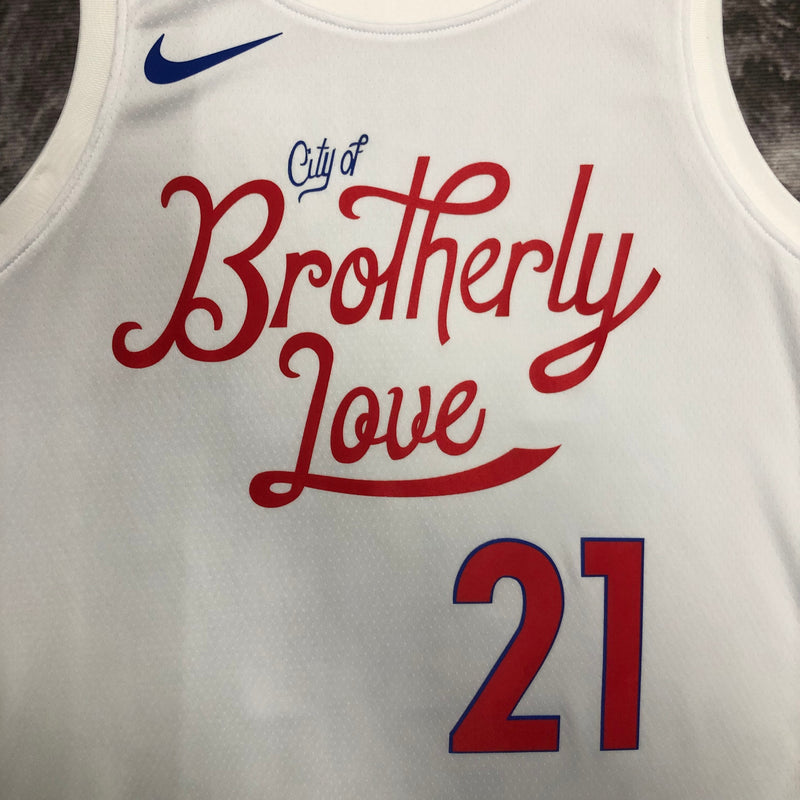 Regata Philadelphia 76ers Branca - City Edition