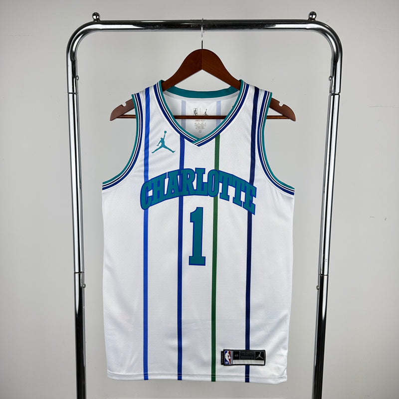 Regata Charlotte Hornets Branca 2018/19 - Classic Edition