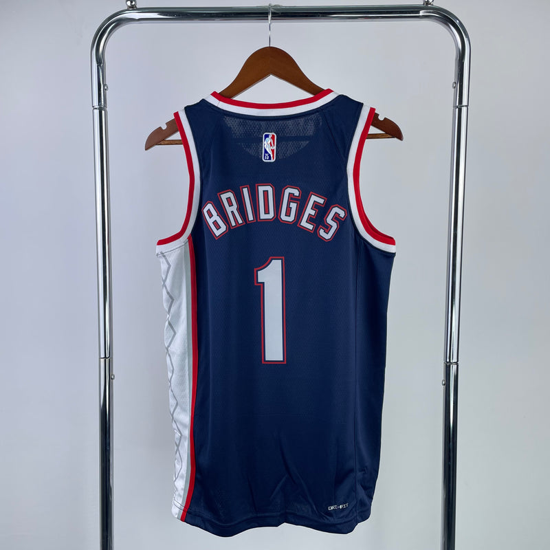 Regata Brooklyn Nets Azul Swingman - City Edition