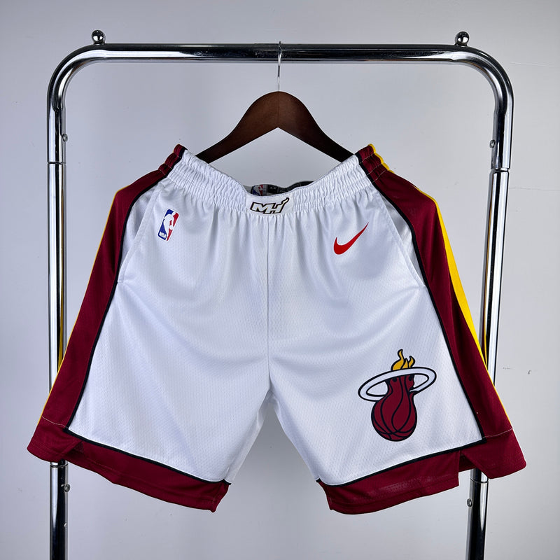 Bermuda Miami Heat Branco 2023