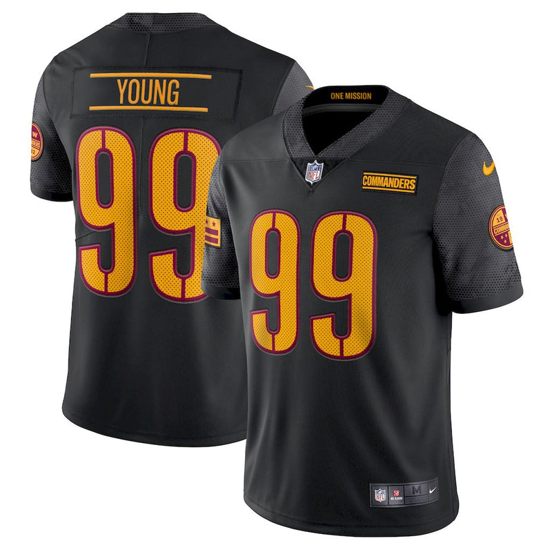 Camisa Washington Commanders Nike Alternate Vapor Limited - Preta