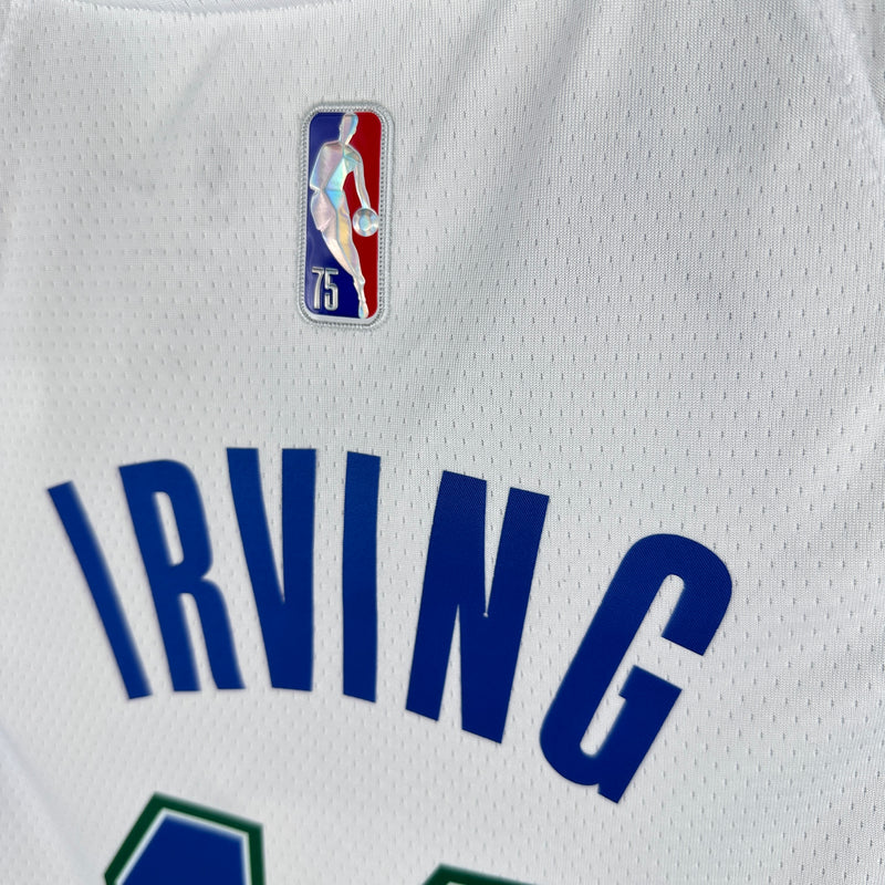 Regata Dallas Mavericks Branca Swingman 2021/22 - 75th Anniversary Edition