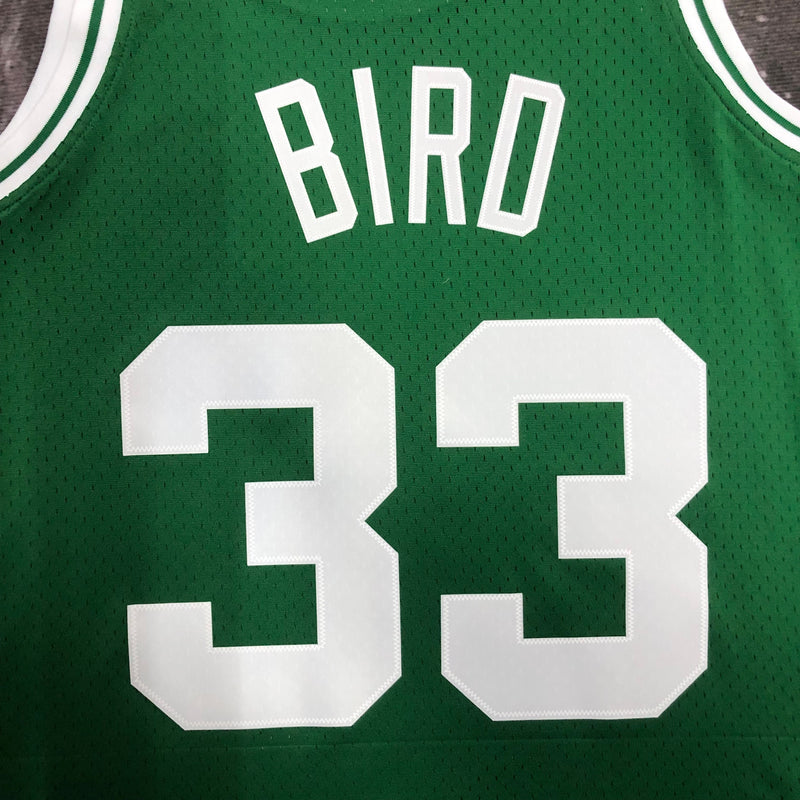 Regata Boston Celtics Larry Bird Verde 1985/86 - Hardwood Classics