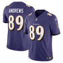 Camisa Baltimore Ravens Nike Vapor F.U.S.E. Limited Jersey - Roxa