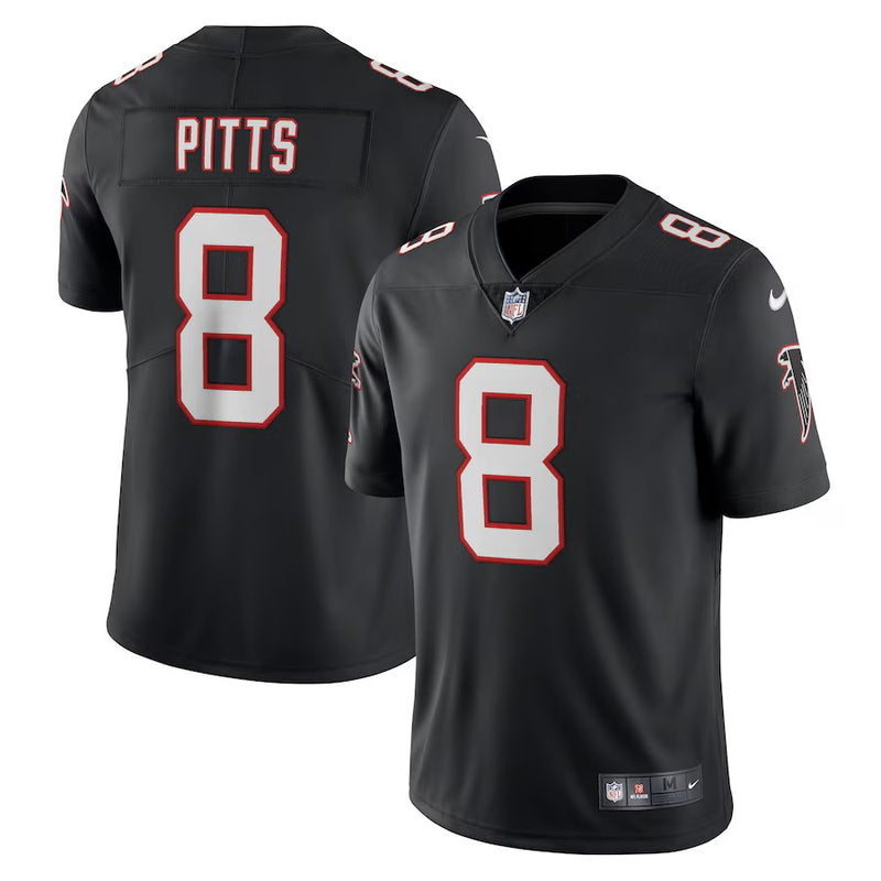 Camisa Kyle Pitts Atlanta Falcons Nike Alternate Vapor Limited - Preta