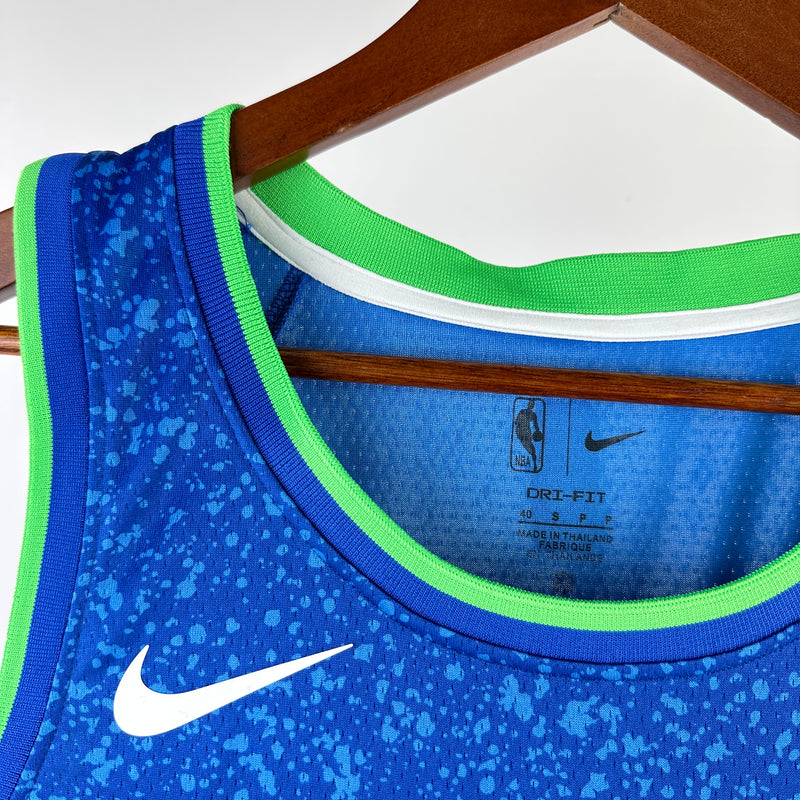 Regata Milwaukee Bucks Azul Swingman 2023/24 - City Edition