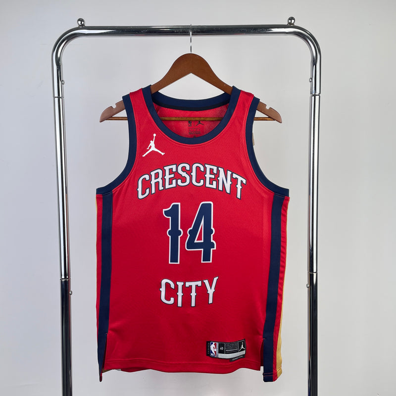 Regata New Orleans Pelicans Vermelha  Swingman - Statement Edition
