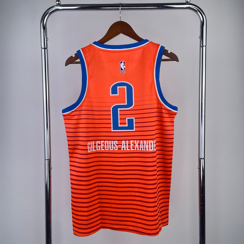 Regata Oklahoma City Thunder Laranja Swingman 2022/23 - Statement Edition