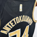 Regata Milwaukee Bucks Giannis Antetokounmpo Preta 2024/25 - Select Series