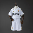 Conjunto Infantil Real Madrid Retrô 2011/12 - Unissex
