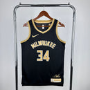 Regata Milwaukee Bucks Giannis Antetokounmpo Preta 2024/25 - Select Series
