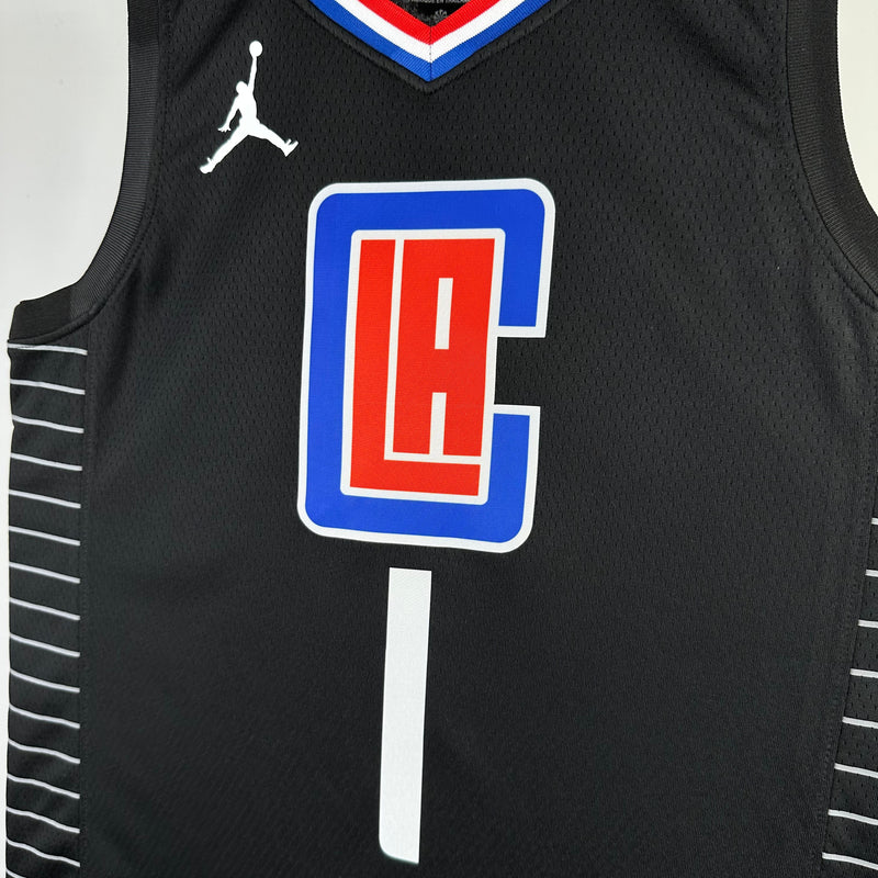 Regata LA Clippers Preta 2020/21 - Statement Edition