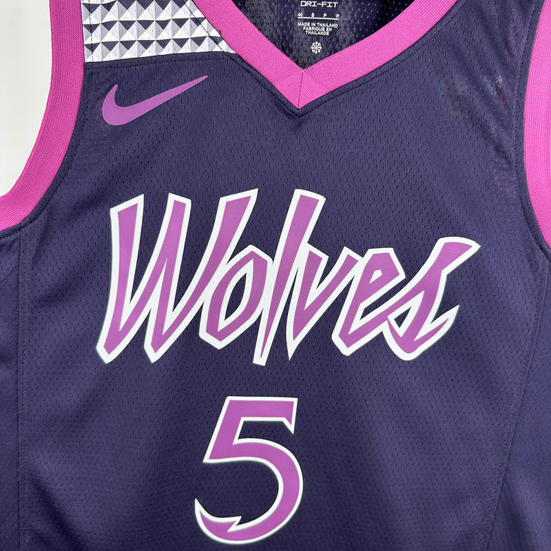 Regata Minnesota Timberwolves Roxa Swingman 2021/22 - City Edition