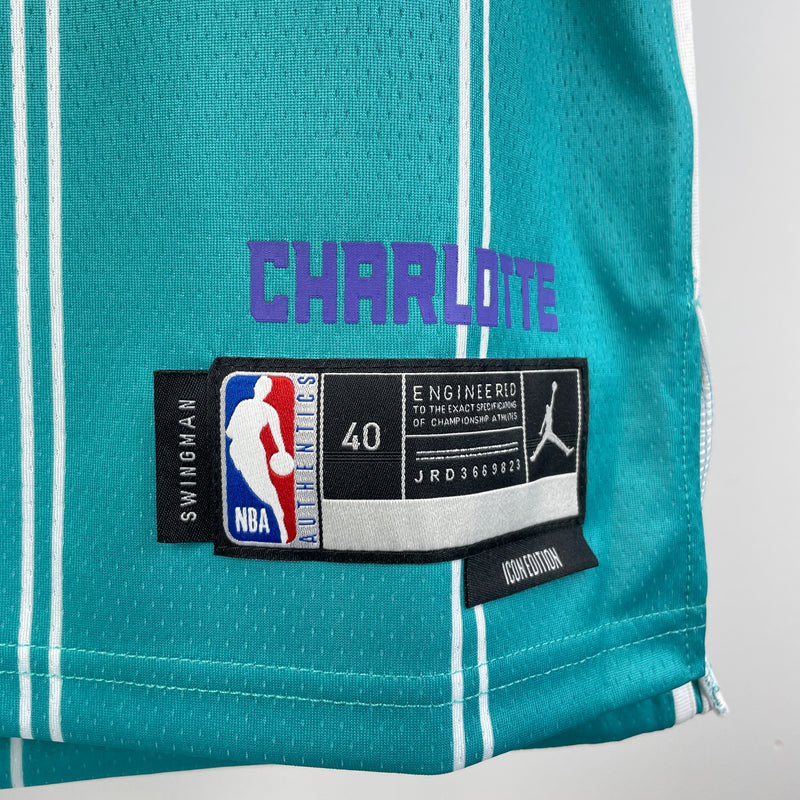Regata Charlotte Hornets Azul Swingman - Icon Edition
