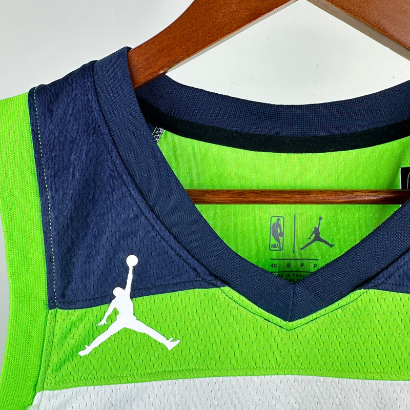 Regata Minnesota Timberwolves Verde limao 2020/21 Swingman - Statement Edition