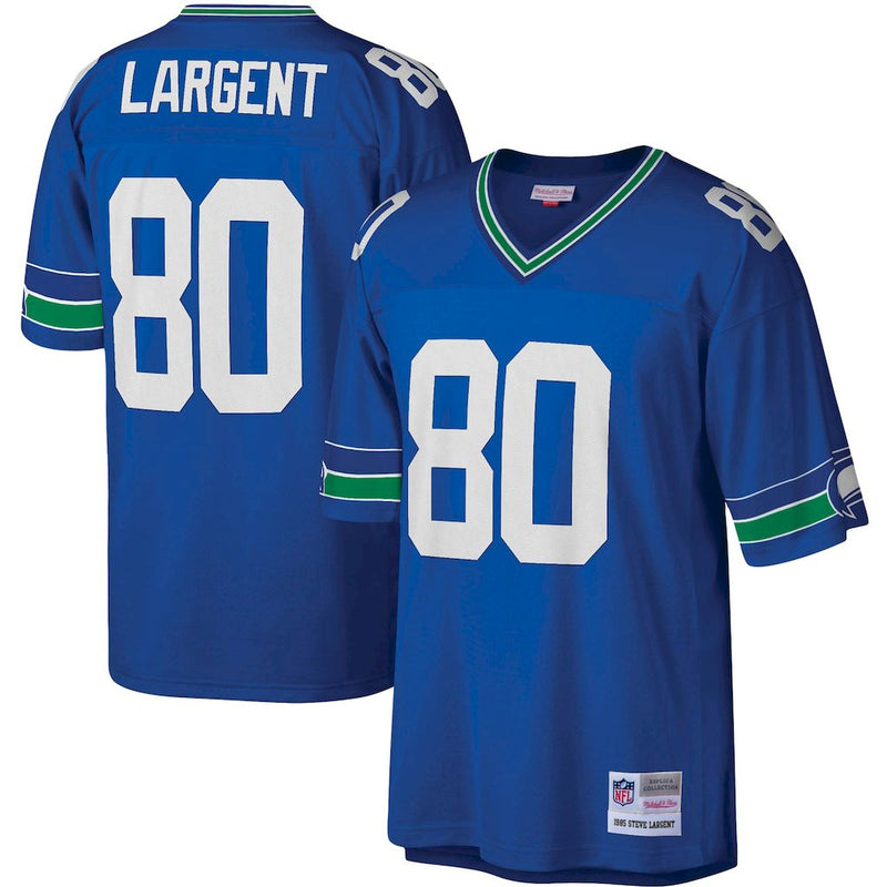 Camisa Seattle Seahawks Mitchell & Ness Legacy Replica - Azul Royal 1985