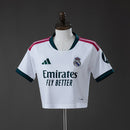 Camisa Home Real Madrid 2026/27 Branca Torcedor- Feminina