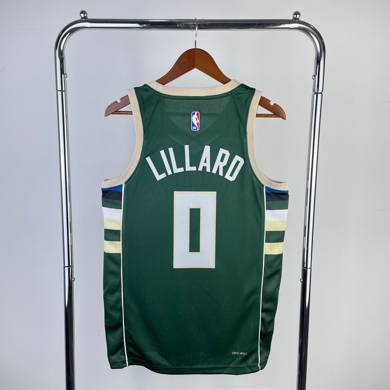 Regata Milwaukee Bucks Verde Swingman 2021/22 - Icon Edition