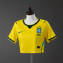 Camisa 1 Brasil 2026/27 Cropped - Feminino