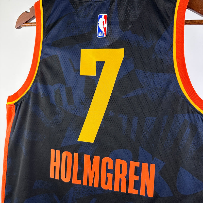 Regata Oklahoma City Thunder Azul Swingman 2023/24 - City Edition