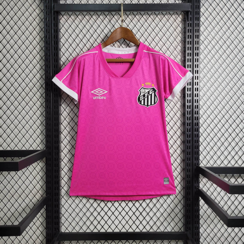 Camisa Santos Outubro Rosa 2023/24 Torcedora - Feminina
