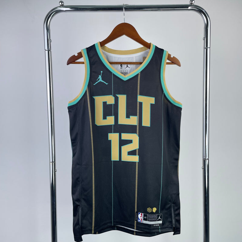 Regata Charlotte Hornets Preta - City Edition