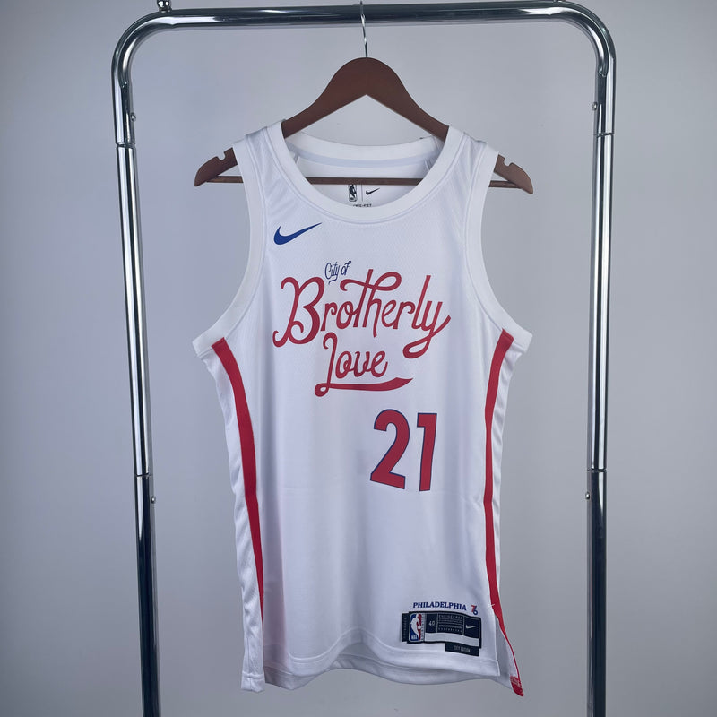 Regata Philadelphia 76ers Branca - City Edition
