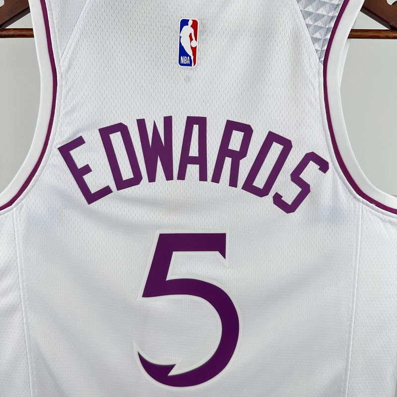 Regata Minnesota Timberwolves Branca Swingman 2018/19 - Earned Edition