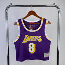 Cropped Feminino Los Angeles Lakers Roxo - Bryant 8