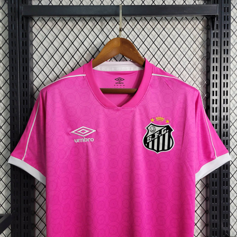 Camisa Santos Outubro Rosa 2023/24 Torcedor - Masculina