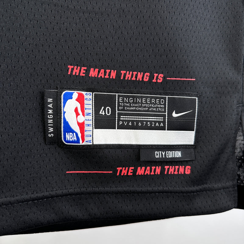 Regata Miami Heat Jimmy Butler Preta Swingman 2023/24 - City Edition