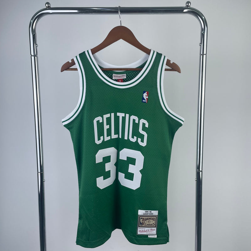 Regata Boston Celtics Larry Bird Verde 1985/86 - Hardwood Classics