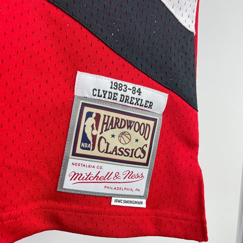 Regata Portland Trail Blazers Clyde Drexler Red 1983/84 - Hardwood Classics